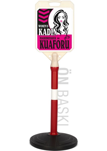 Kadın Kuaförü Yönlendirme ve Bariyer Uyarı Dubası