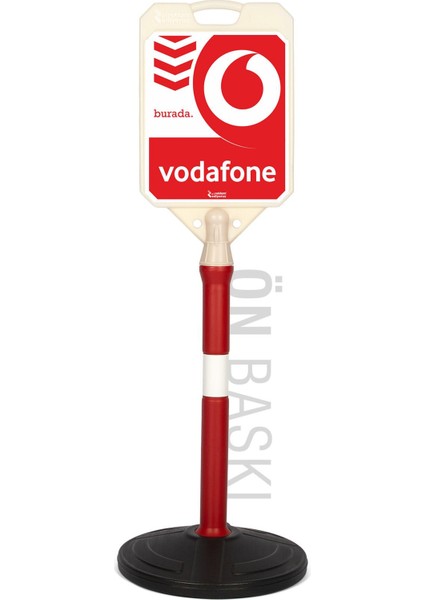 Vodafone Yönlendirme ve Bariyer Uyarı Dubası