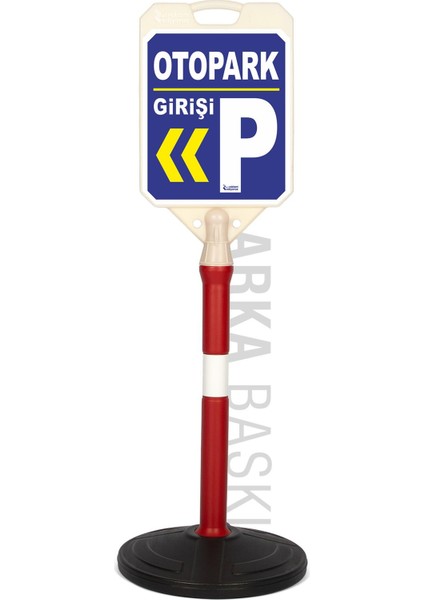 Otopark Girişi Temalı Başlıklı Duba Takımı 1 Adet