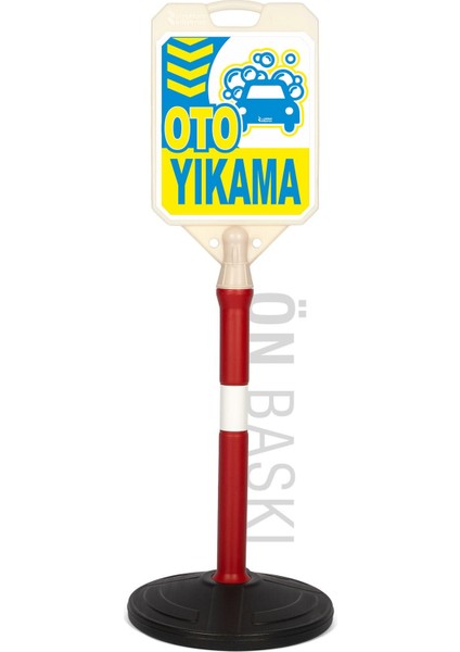 Oto Yıkama V1 Yönlendirme ve Bariyer Uyarı Dubası