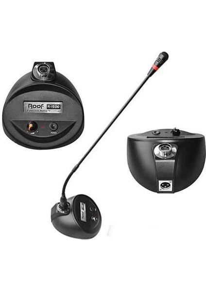 Roof R-150D Kürsü Mikrofonu Dinamik Volume Kontrol
