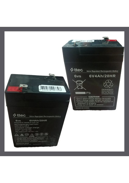 6 Volt 4 Amper Bakımsız Kuru Akü - 6V 4AH Akü - 6V 4AH/20HR Akü 6V 4.0AH/20HR Akü fırsatları