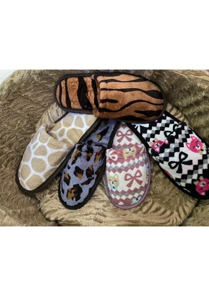 Ebruli Butik Kadın Ev Terliği 5 Li fırsatları