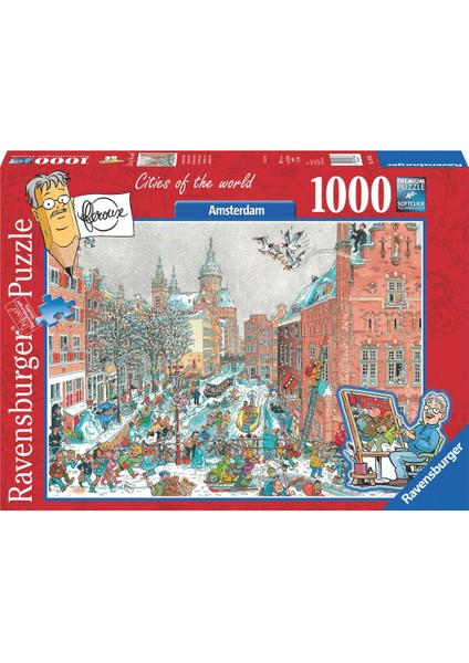 197866 Ravensburger Amsterdam 1000 Parça Puzzle