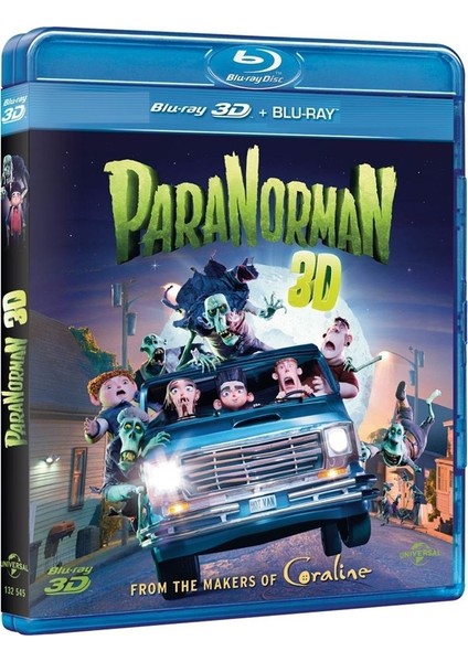 Paranorman 3D +2D Blu-Ray Tek Disk