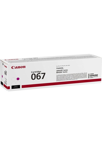 CRG-067 Orjinal Toner Kırmızı / LBP-631CW - LBP-633CDW - MF-651CW - MF-655CDW - MF-655CX - MF-657CDW