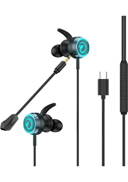 Kablolu Oyun Kulaklığı Type-C Bağlantı Noktaları Müzik Dinleme Hifi Ses Efekti Kablolu (Yurt Dışından) fiyatları