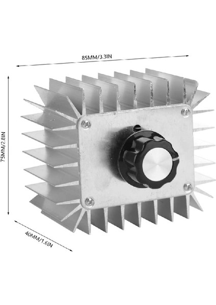 5000W Ac 220V Dimmer Rezistans, Isı, Fan, Motor Devir Hız Kontrol Dimmer