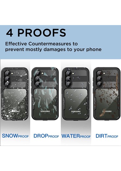 Samsung Galaxy S23 Su Geçirmez Kılıf Waterproof Shockproof Ip 68 Sertifikalı Su Altı Kılıf fırsatları