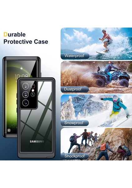 Samsung Galaxy S23 Ultra Su Geçirmez Kılıf Waterproof Shockproof Ip 68 Sertifikalı Su Altı Kılıf fiyatları