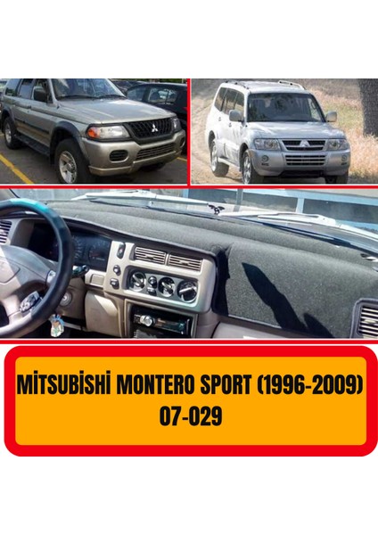 Mitsubishi Montero Sport 1996-2009 Ön Göğüs / Panel / Torpido Koruması - Kılıfı - Halısı