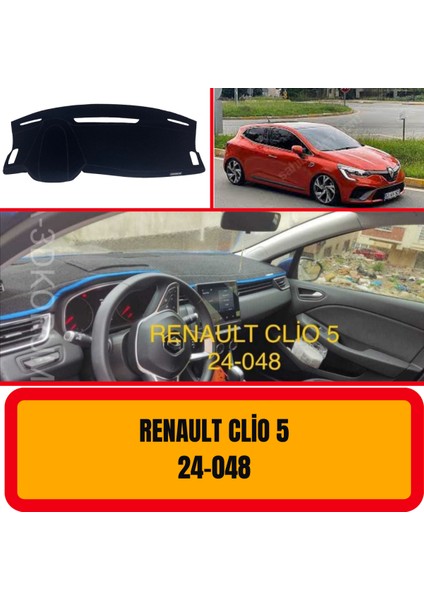 Renault Clio 5 Ön Göğüs / Panel / Torpido Koruması - Kılıfı - Halısı