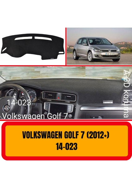 Volkswagen Golf 7 2012 + Ön Göğüs / Panel / Torpido Koruması - Kılıfı - Halısı