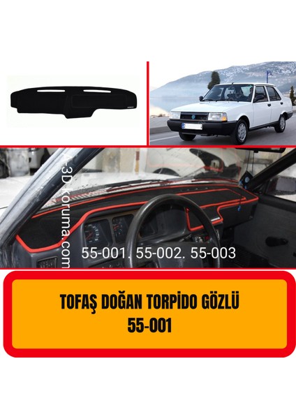 Tofaş Doğan Torpido Gözlü Ön Göğüs / Panel / Torpido Koruması - Kılıfı - Halısı