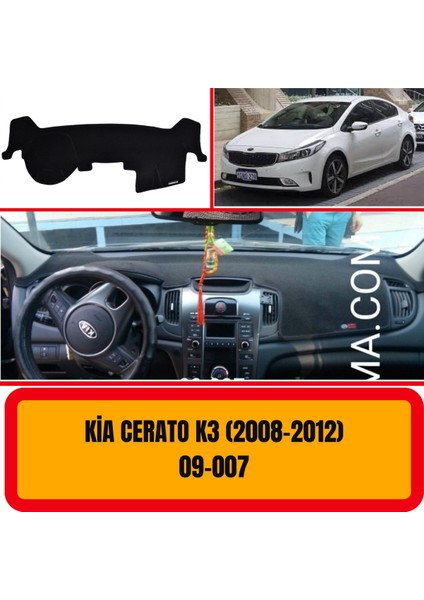 Kia Cerato K3 2008-2012 Ön Göğüs / Panel / Torpido Koruması - Kılıfı - Halısı
