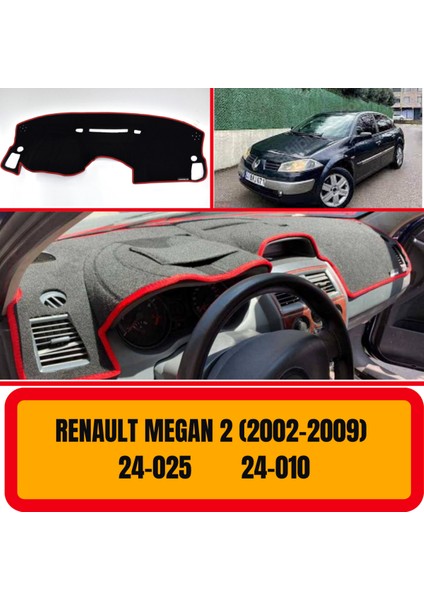 A3D Torpido Koruma Renault Megane 2 2002-2009 Ön Göğüs / Panel /  Torpido Koruması - Kılıfı - Halısı