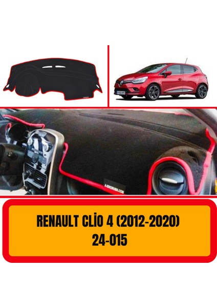 Renault Clio 2012-2020 Ön Göğüs / Panel / Torpido Koruması - Kılıfı - Halısı