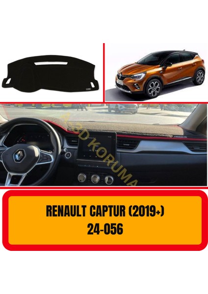 Renault Captur 2019+ Ön Göğüs / Panel / Torpido Koruması - Kılıfı - Halısı