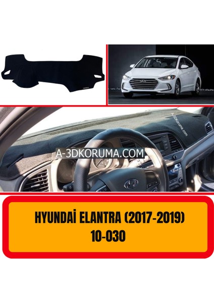 Hyundai Elantra 2017-2019 Ön Göğüs / Panel / Torpido Koruması - Kılıfı - Halısı