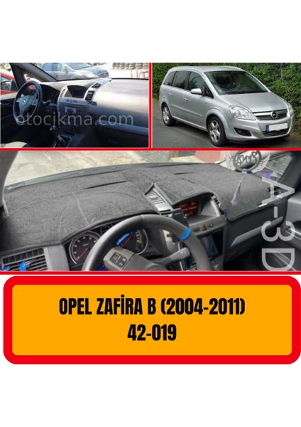 Opel Zafira B 2004-2011 Ön Göğüs / Panel / Torpido Koruması - Kılıfı - Halısı