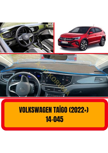 Volkswagen Taigo 2022 + Ön Göğüs / Panel / Torpido Koruması - Kılıfı - Halısı