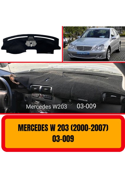 Mercedes -Benz W203 2000-2007 Ön Göğüs / Panel / Torpido Koruması - Kılıfı - Halısı