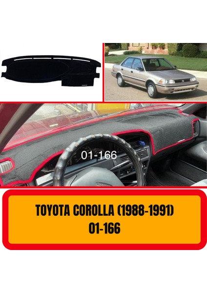 Toyota Corolla 1988-1991 Ön Göğüs / Panel / Torpido Koruması - Kılıfı - Halısı