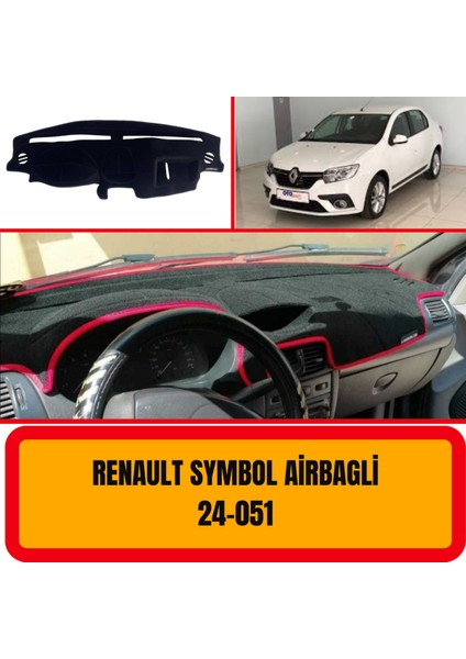 Renault Symbol Airbaglı Ön Göğüs / Panel / Torpido Koruması - Kılıfı - Halısı