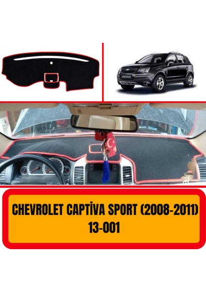 A3D Torpido Koruma Chevrolet Captiva Sport 2008-2011 Ön Göğüs / Panel /  Torpido Koruması - Kılıfı - Halısı