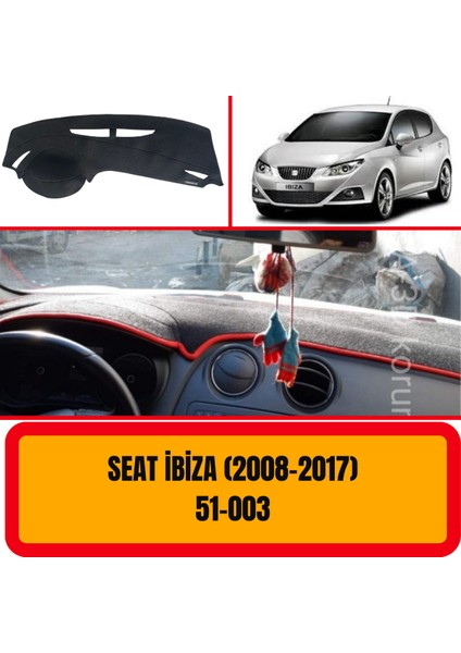 Seat Ibiza 2008-2017 Ön Göğüs / Panel / Torpido Koruması - Kılıfı - Halısı