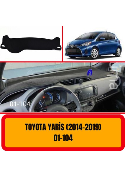 Toyota Yaris XP150 2014-2019 Ön Göğüs / Panel / Torpido Koruması - Kılıfı - Halısı