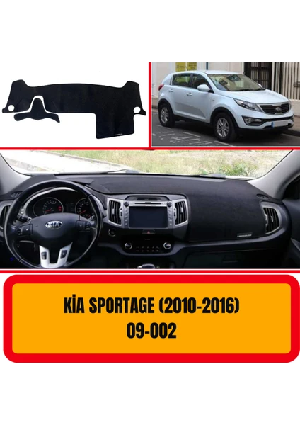 A3D Torpido Koruma Kia Sportage 2010-2016 Ön Göğüs / Panel /  Torpido Koruması - Kılıfı - Halısı