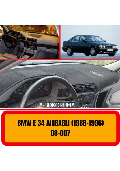 Bmw E34 Airbagli (1988-1996) Ön Göğüs / Panel / Torpido Koruması - Kılıfı - Halısı
