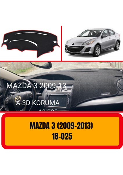 Mazda 3 2009-2013 Ön Göğüs / Panel / Torpido Koruması - Kılıfı - Halısı