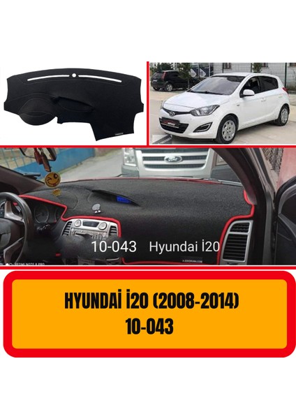 Hyundai I20 2008-2014 Ön Göğüs / Panel / Torpido Koruması - Kılıfı - Halısı