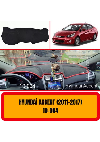 Hyundai Accent 2011-2017 Ön Göğüs / Panel / Torpido Koruması - Kılıfı - Halısı