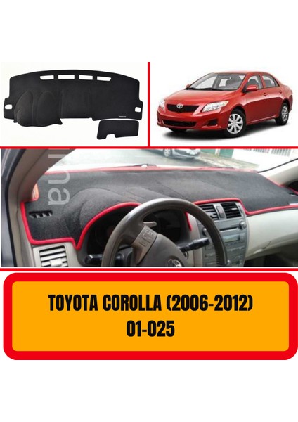 A3D Torpido Koruma Toyota Corolla E140 Europe 2006-2012 Ön Göğüs / Panel /  Torpido Koruması - Kılıfı - Halısı