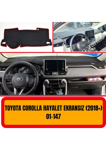 Toyota Corolla 2019+ Ön Göğüs / Panel / Torpido Koruması - Kılıfı - Halısı