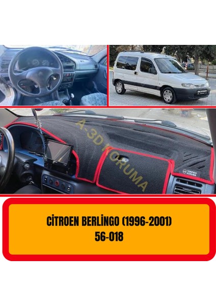 Citroen Berlingo 1996 - 2001 Ön Göğüs / Panel / Torpido Koruması - Kılıfı - Halısı