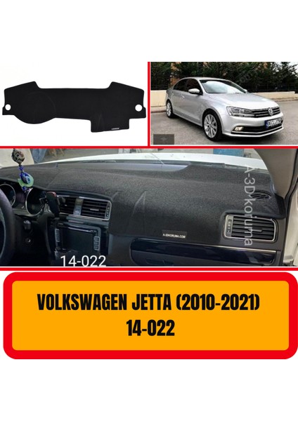 Volkswagen Jetta 2010+ Ön Göğüs / Panel / Torpido Koruması - Kılıfı - Halısı
