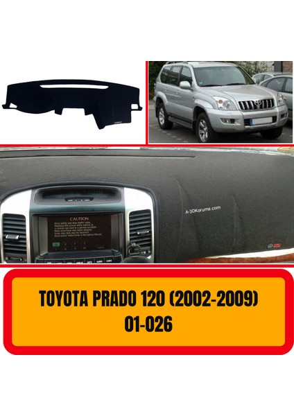 Toyota Lc Prado 120 2002-2009 Ön Göğüs / Panel / Torpido Koruması - Kılıfı - Halısı