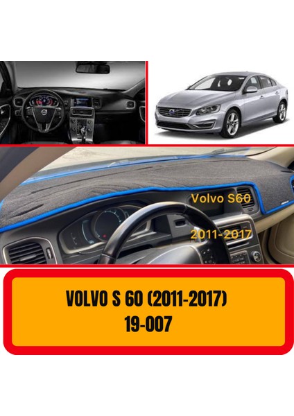 Volvo S60 2011-2017 Ön Göğüs / Panel / Torpido Koruması - Kılıfı - Halısı