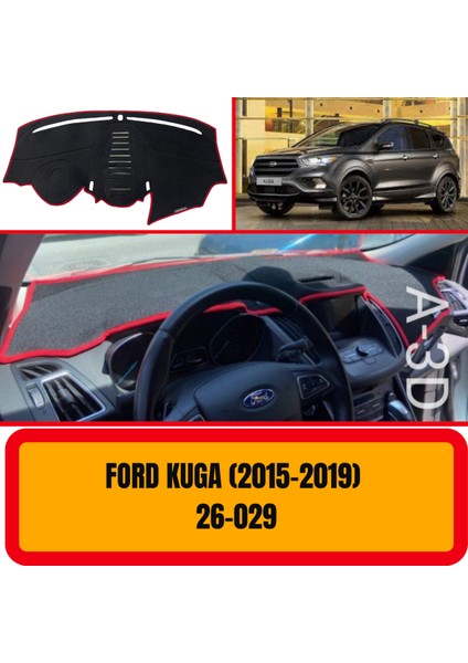 Ford Kuga 2015-2019 Ön Göğüs / Panel / Torpido Koruması - Kılıfı - Halısı