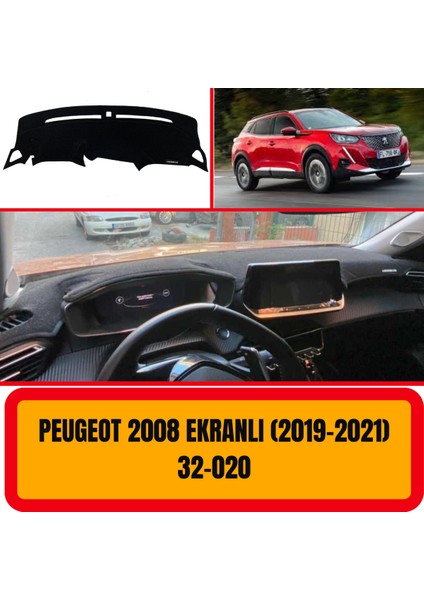 Peugeot 2008 2019-2021 Ön Göğüs / Panel / Torpido Koruması - Kılıfı - Halısı