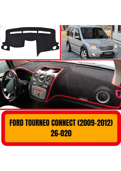 A3D Torpido Koruma Ford Tourneo Connect 2009-2012 Ön Göğüs / Panel /  Torpido Koruması - Kılıfı - Halısı