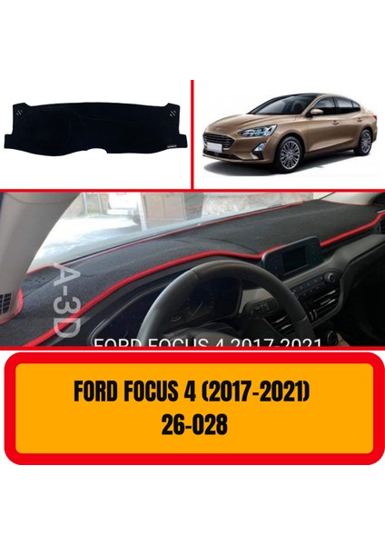 Ford Focus 4 2017-2021 Ön Göğüs / Panel / Torpido Koruması - Kılıfı - Halısı