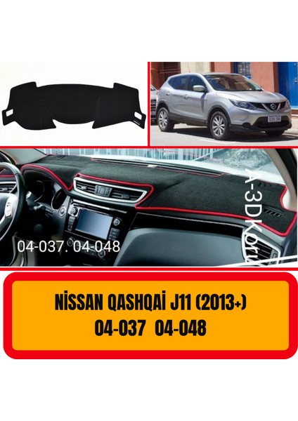 A3D Torpido Koruma Nissan Qashqai J11 2013+ Ön Göğüs / Panel /  Torpido Koruması - Kılıfı - Halısı