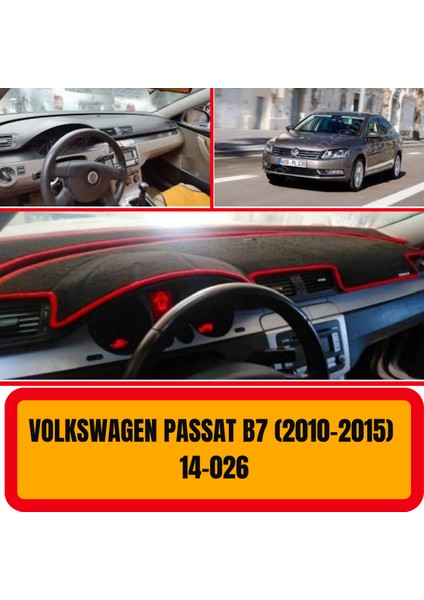 Volkswagen Passat B7 (2010-2015) Ön Göğüs / Panel / Torpido Koruması - Kılıfı - Halısı