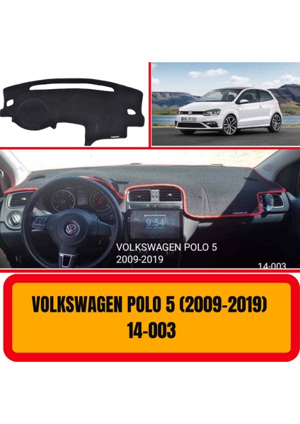 Volkswagen Polo 2009-2019 Ön Göğüs / Panel / Torpido Koruması - Kılıfı - Halısı