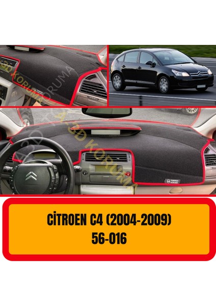 Citroen C4 2004 - 2009 Ön Göğüs / Panel / Torpido Koruması - Kılıfı - Halısı